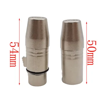 1 Adet XLR 3 Pin Erkek Fiş Dişi Soket Dönüştürücü 3.5 mm 1/8 