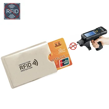 10 ADET Anti RFID Engelleme Kredi kart tutucu KİMLİK Banka Kartı Durumda Koruma Alüminyum Metal Akıllı Anti-hırsızlık Kart Sahibi Koruyucu