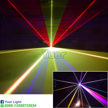 10W RGB Animasyon ışın lazer ışığı DMX512 30Kpps Tam Renkli Sahne DJ Disko ışın etkisi Projektör Düğün İçin LED Müzik Parti