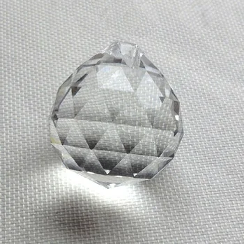 20 / 30mm Kristal Top Temizle Kristal Prizmalar Suncatcher Avize Kristalleri Kolye Aksesuar DIY Boncuk Perde Asılı Süsleme