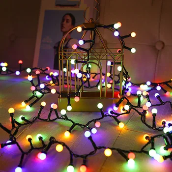 5M 10M LED Peri lamba fişi Havai Fişek Küme Garland ışık Su Geçirmez mini bilya Dize İşık Noel Partisi Düğün İçin