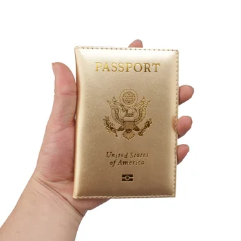 ABD Tasarım Kadın Pasaport Kapağı Renkli Yumuşak Seyahat Pasaport Tutucu PU Deri Pasaport Kapağı kredi kartı kılıfı