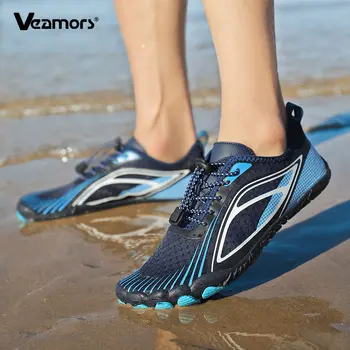 Aqua Yukarı Ayakkabı Erkekler Yaz su ayakkabısı Kadın Plaj Sneakers Yalınayak Yumuşak Rahat Nefes Yüzme için 35-46