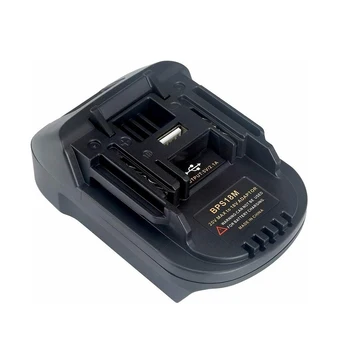 BPS18M Pil Dönüştürücü Adaptör İçin Siyah & Decker İçin Porter Kablo Stanley Dönüştürücü Yerine Makita BL1830 Araçları