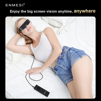ENMEIS 2023 yeni HDMI headworn yakın göz yüksek çözünürlüklü 3DVR sanal gerçeklik film oyun video gözlük OLED ekran dev ekran