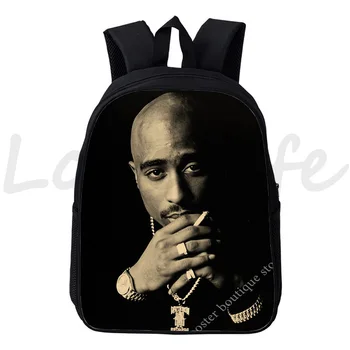 Gangsta Rap 2Pac Tupac erkekler için sırt çantası Kız Okul Sırt Çantaları Çocuk Okul Okul Çantalarını Genç Günlük Sırt Çantası Seyahat Sırt Çantası