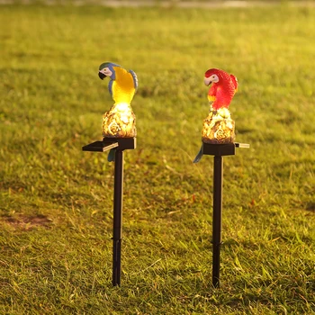 Güneş Dekoratif Lamba LED Baykuş Papağan Enerji Tasarrufu Taşınabilir Boyutsuz Avlu Yard peyzaj ışığı Su Geçirmez Çim