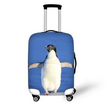 Hayvan Penguen Seyahat Aksesuarları Bavul koruyucu kapaklar 18-32 İnç Elastik Bagaj tozluk Kılıfı Gerilebilir Çanta