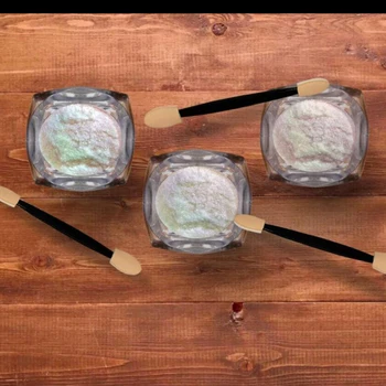 Inci Krom Tırnak Tozu Çok Renkli Değişen Metalik Ayna Sırlı Çörek Çivi Mehtap Yanardöner Pigment Tozu