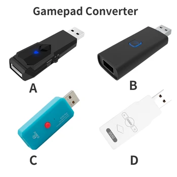 Kablosuz Gamepad Dönüştürücü USB Adaptörü Nintendo Anahtarı NS için Anahtarı Lite / Xbox / PS5 / PS4 / PS3 / PC Kablolu Denetleyici Adaptörü