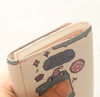 Kawaii Sanrio Cinnamoroll Küçük Taze Öğrenci Karikatür Animasyon Cüzdan Baskı küçük cüzdan Küçük bozuk para cüzdanı Tatil Hediye