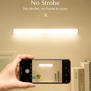 LED Gece Lambası PIR Hareket Sensörü Akıllı merdiven ışıkları 10 LEDs şarj Edilebilir Gece Lambası Wadrobe Dolap yatak odası Mutfak Dolabı
