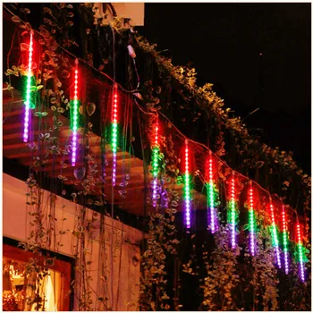 LED Meteor Duş dize ışıkları bahçe ışıkları düğün Parti tatil aydınlatma Peri Noel Ağacı için açık Dekor Navidad 2022