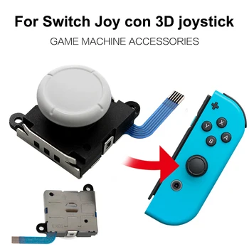 Nintendo Anahtarı JoyCon için 3D Joystick Kolu Rocker tamir kiti Pro Denetleyici Kablosuz Oyun Denetleyicisi Gamepad Aksesuarları