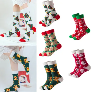 Noel Örgü Çorap Noel Ağacı Kar Desen Ev İçin Noel Noel Hediyeleri Navidad Natal Dekor Çorap Yeni Yıl 2023