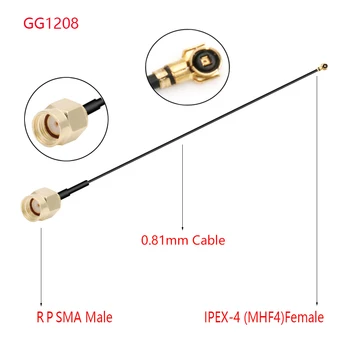 1 ADET IPX MHF1 / 4 Kablo IPEX1 / IPEX4 (MHF4) dişi RP-SMA / SMA Erkek WİFİ Anten Pigtail Jumper RG1. 13/0. 81 MM Uzatma RF Kablosu