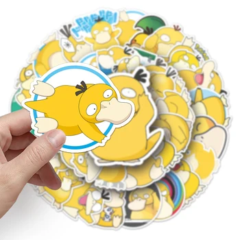 10/30/50 adet Sevimli Pokemon Psyduck Çıkartmalar Anime Çıkartması DIY Kaykay Dizüstü Bagaj Motosiklet Telefon Araba Çocuk Karikatür Sticker Oyuncak