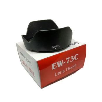 10 adet / grup EW73C EW-73C Kamera Lens Hood Petal Toka lens hood Can & n-EOS EF-S 10-18mm F4.5-5.6 lens 67mm paket kutusu ile