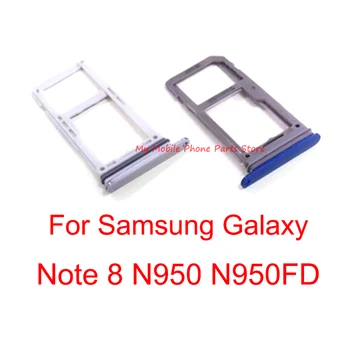 10 ADET Tek / Çift Sım Kart Tepsi Yuvası Tutucu Samsung Galaxy Not 8 İçin Note8 N950 N950U N950FD Mikro SD kart soketi Tutucu