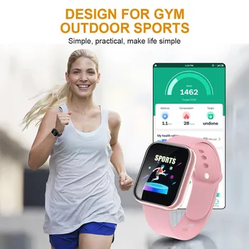 10 Adet Toptan D20 ınPods12 akıllı saat Erkekler Kadınlar Spor İzci Smartwatch Y68 nabız monitörü Kol Saati IOS Android için