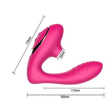 10 Hızları Vajina Emme Vibratör Titreşimli Enayi Oral Seks Emme Klitoris Stimülatörü Erotik Seks Oyuncak Kadınlar için Cinsel Wellnes