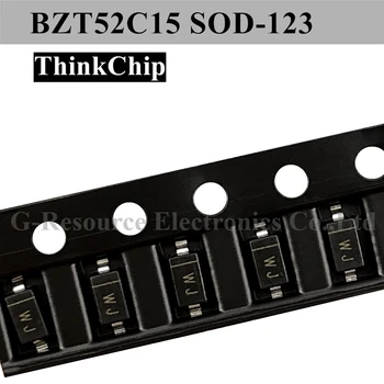 (100 adet) BZT52C15 SOD - 123 SMD 1206 Voltaj Stabilize Diyot 15V (İşaretleme WJ)