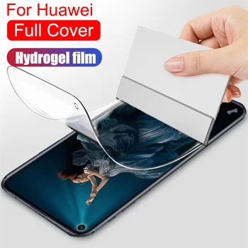 11D Koruyucu Kılıf İçin Huawei P20 Pro P10 Lite Artı Koruyucu Cam P30 P40 Lite E P Akıllı 2019 Film