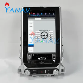 17 inç araba android müzik seti multimedya oynatıcı-TOYOTA LAND CRUİSER LC200 2008-yüksek seviye araba GPS navigasyon DVD oynatıcı