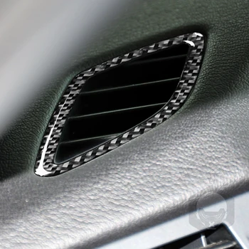 2 Adet Araba Dashboard Cam Buğu Çözücü Tuyere Çerçeve Karbon Fiber Sticker Aksesuarları BMW Z4 E89 Z Serisi 2009-2016 Roadster