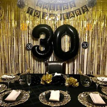 2 Paket Folyo Perde Gümüş Siyah Altın Gül Altın Glitter Pırıltılı Fringer Perdeleri Doğum Günü Düğün Parti Zemin Süslemeleri