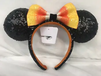 2019 Cadılar Bayramı Şeker Mısır Yay Minnie Mouse Kulaklar Kulak Bandı Şapka