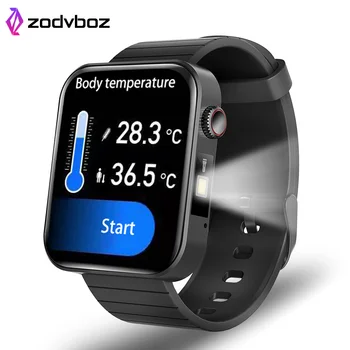2022 Yeni Spor akıllı izle Erkekler Vücut Sıcaklığı Ölçümü Sağlık Bilezik Bluetooth Çağrı Su Geçirmez Smartwatch Xiaomi Huawei İçin