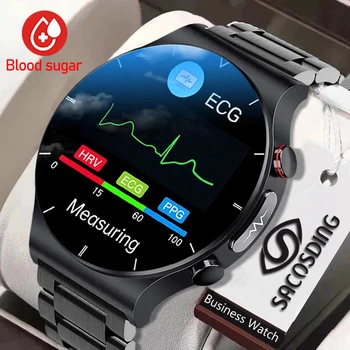 2023 Yeni EKG+PPG akıllı izle erkekler Kan Basıncı Kalp Hızı Saatler IP68 Su Geçirmez Spor İzci Smartwatch İçin Xiaomi