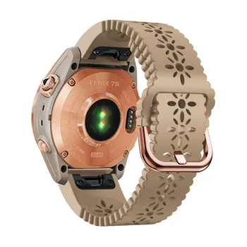 20MM Yedek Silikon saat kayışı Sapanlar Garmin Fenix 6S Pro 7S Kolaylık Bilekliği Fenix 5S Artı MK2S akıllı saat kordonu