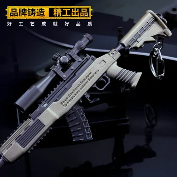 21cm SKS Yarı Otomatik Tüfek CKC Simonov Karabina Metal Tabanca Silah Minyatürleri 1/6 Asker Bebek Ekipmanları Askeri Ateşli Silahlar Oyuncaklar