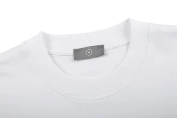 22SS Klasik Yama Logosu Nakış %100 % Pamuk AB Boyutu Bir Soğuk Duvar T Shirt Erkek Kadın Moda Yaz Kaykay Tiny Kıvılcım