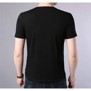 2590-R-Kısa kollu tişört erkek 1 yaz yeni trend Kore versiyonu pamuk bahar erkek yuvarlak boyun yarım kollu giysiler