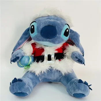 27/35cm Disney Lilo ve Dikiş peluş oyuncaklar Kawaii Melek Peluş Giyinmek Sevimli Yumuşak Dikiş Bebek Dolması Hediye Çocuklar için Noel