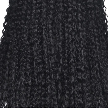 34 inç Sentetik Frontal Dantel Peruk Su Dalgası örgü saç Peruk Sentetik Saç Hawaii Afro Kıvırmak Ombre Kıvırcık Sarışın Peruk Kadınlar İçin