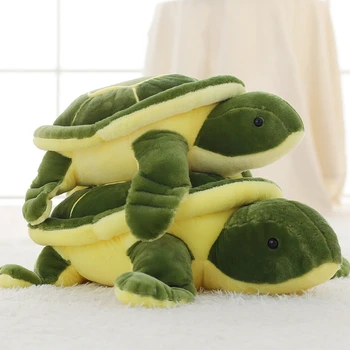 35-80cm Peluş Kaplumbağa Oyuncak Sevimli Kaplumbağa Peluş Yastık Kadrolu Yastık Kızlar için Vanlentine Günü Hediyesi