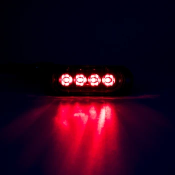 4 ADET 12V 24V Yan İşaretleyici Uyarı Acil İşık Gümrükleme Göstergeleri Beacon Trafik Lambası Römork Kamyon Kamyon Led araba ışıkları
