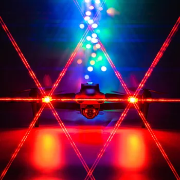 4 Renk Anti-çarpışma Uyarı ışığı Mini sinyal ışığı Drone Motosiklet çakarlı lamba DJI FPV / Mini 2 / Mavic Hava 2 / Mavic Mini