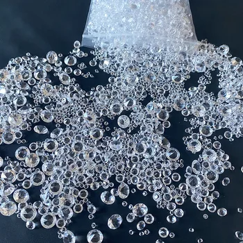 4000 Adet Gül Altın Elmas Masa Konfeti Köpüklü Akrilik Kristal Dağılım Taşlar Düğün Gelin Duş Masa Süslemeleri