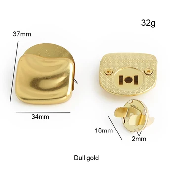 5-10-30Sets Donuk Altın Metal Manyetik Düğme Kilitleri Çanta Çanta Cüzdan Kapatma Düğmesi Yapış Toka Tokaları Donanım Aksesuarları