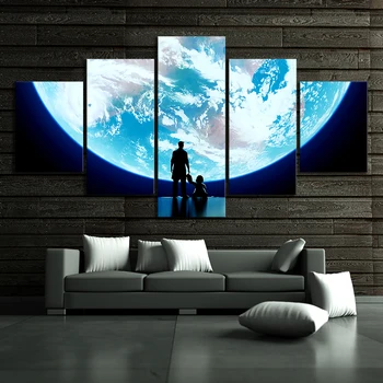 5 Adet Süper Ay Resimleri Overwatch video oyunu Posteri duvar tablosu Oturma oda duvar dekoru