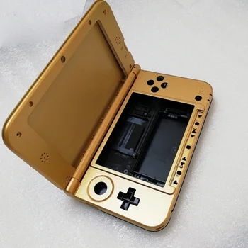 5 Parça Orijinal Sınırlı GoldZeld a & 3 Parça Pembe Konut Kabuk Nintendo Eski 3DS XL Konsolu Durumda