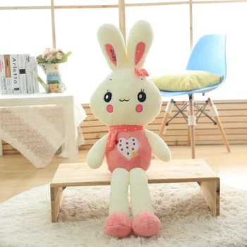 50-150cm Güzel AŞK Tavşan peluş oyuncak Dolması Yumuşak Tavşan Bebek Bebek Yatıştırmak Oyuncaklar Hayvan Oyuncak Doğum Günü noel hediyesi Kız İçin