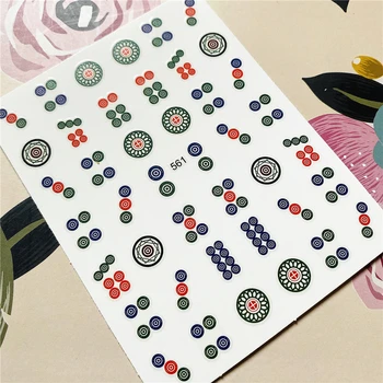 561 serçe marka Mahjong Mah-jong 3D Geri tutkal Tırnak çıkartma Tırnak etiket Tırnak dekorasyon Tırnak tasarım Tırnak süsleme
