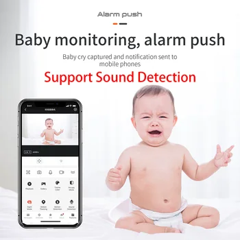 5MP ONVİF Tuya Akıllı Otomatik İzleme Alexa Google Kablosuz WiFi Güvenlik CCTV Ses Video bebek izleme monitörü 2.4 G 5G Çift Bant IP Kamera