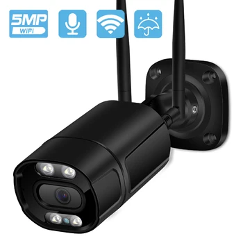 5MP Wifi Kamera IP Açık Aı İnsan Algılama Ses 3MP 1080P HD IP kamera Renkli Kızılötesi Gece Görüş CCTV Video Gözetim P2P